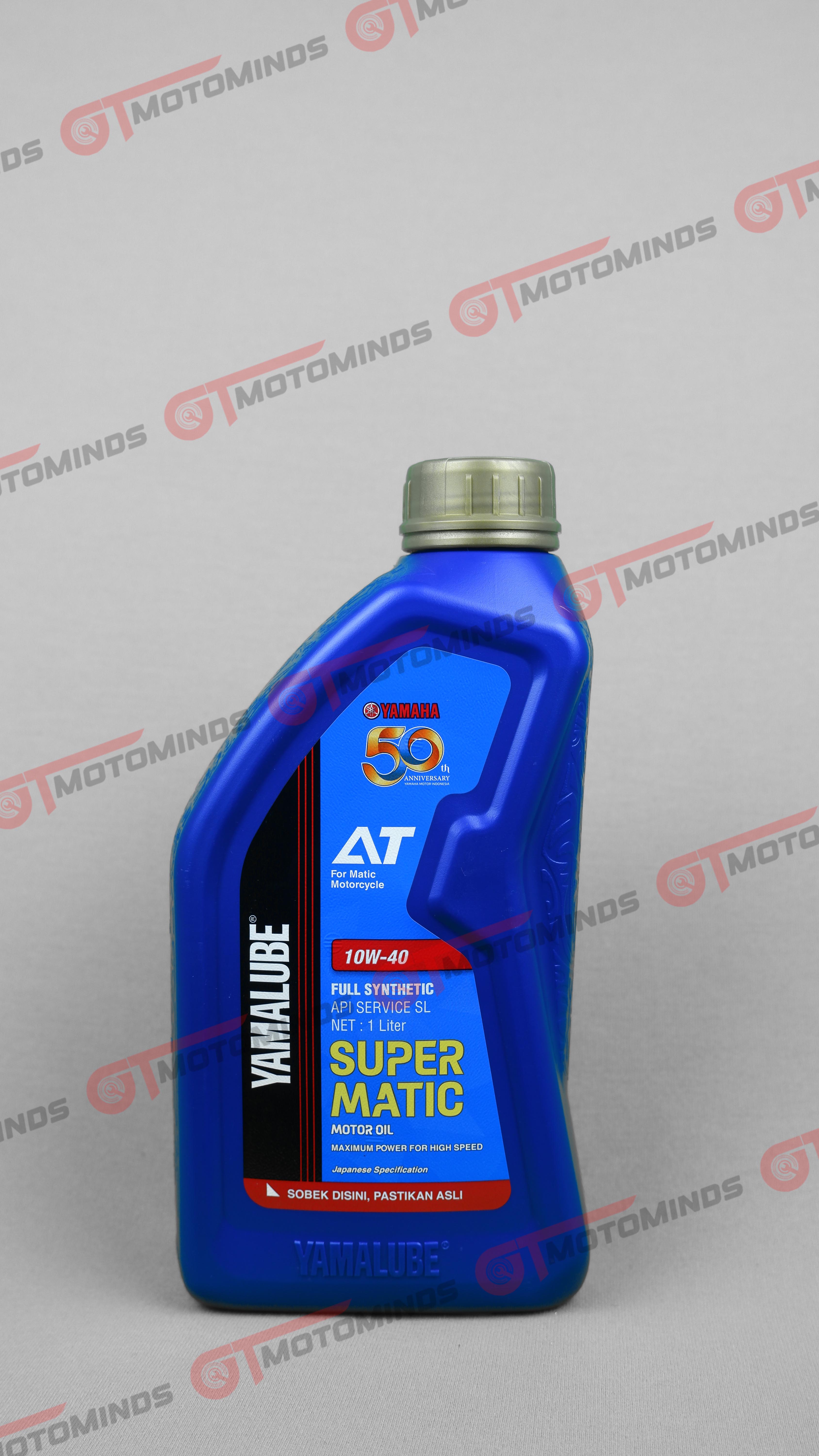 Oli Motor Yamalube Super Matic SL 10W-40 JASO MB 1lt Full Synthetic